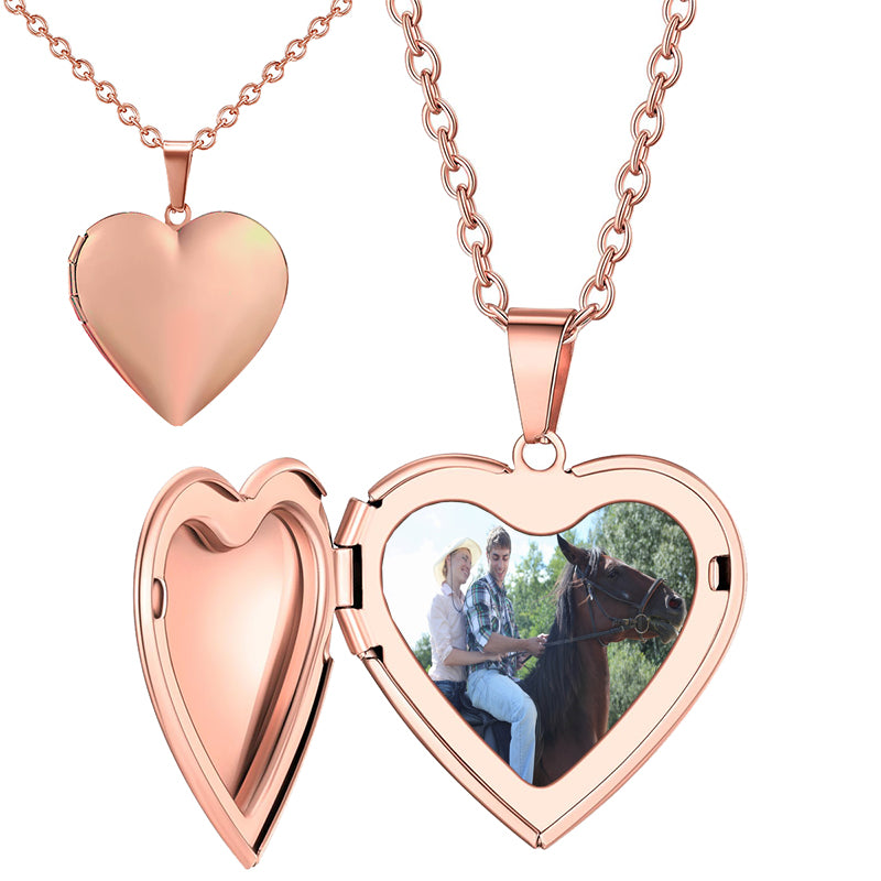 Laser Engravable Book Necklace: Stainless Steel Memory Charm