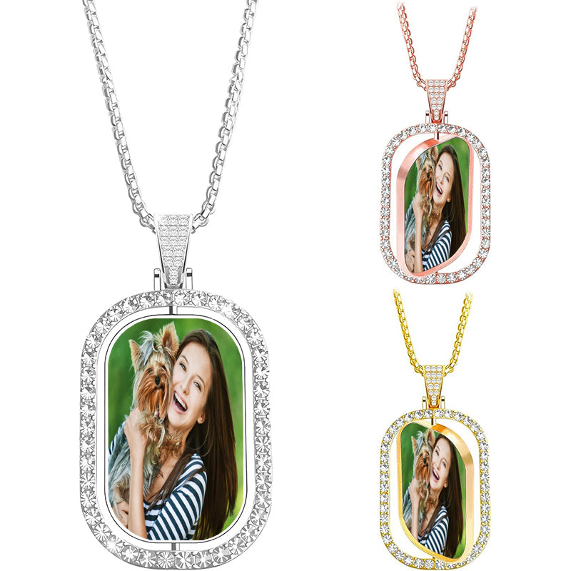 Custom Name Necklace Personalized Initial Necklace Customized Mongram Letter 14", 16", 18", 20", 22", 24" Chain