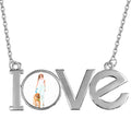 Letter Necklace Custom Name Personalized Zirconia Necklace Pendant Birthday Valentine Jewelry Gifts for Her